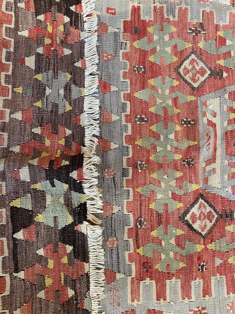 Anatolian Kelim Flat Weave Carpet