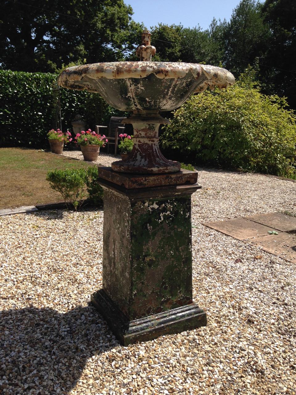 Antique Cast Iron Fountain