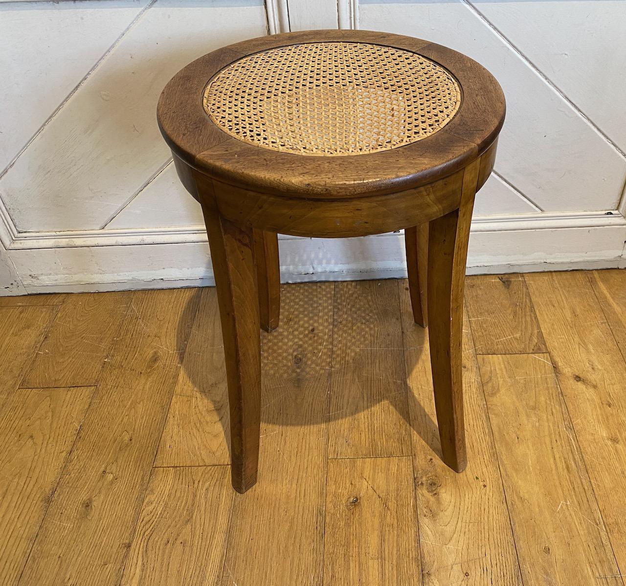 Caned Low Table or Seat