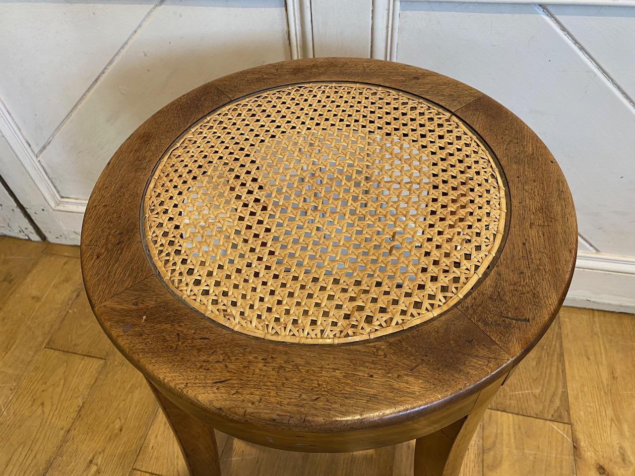 Caned Low Table or Seat
