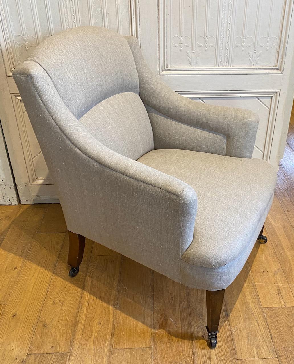 Edwardian Upholstered Arm Chair