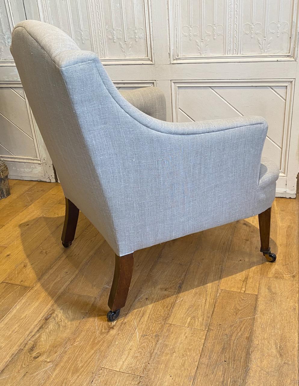 Edwardian Upholstered Arm Chair