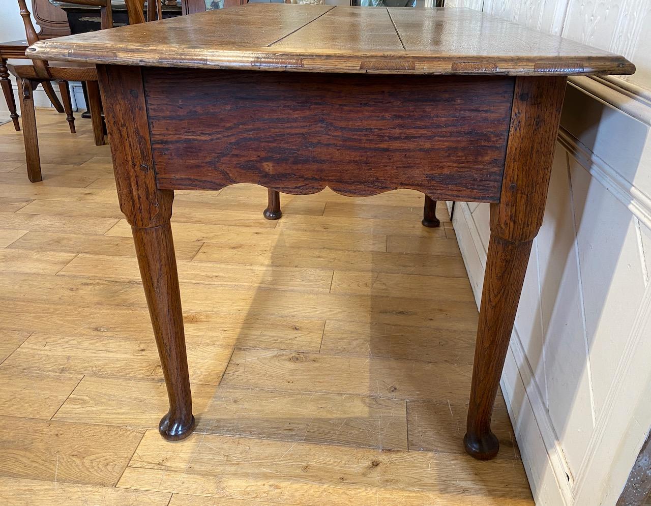 George II Oak Side Table