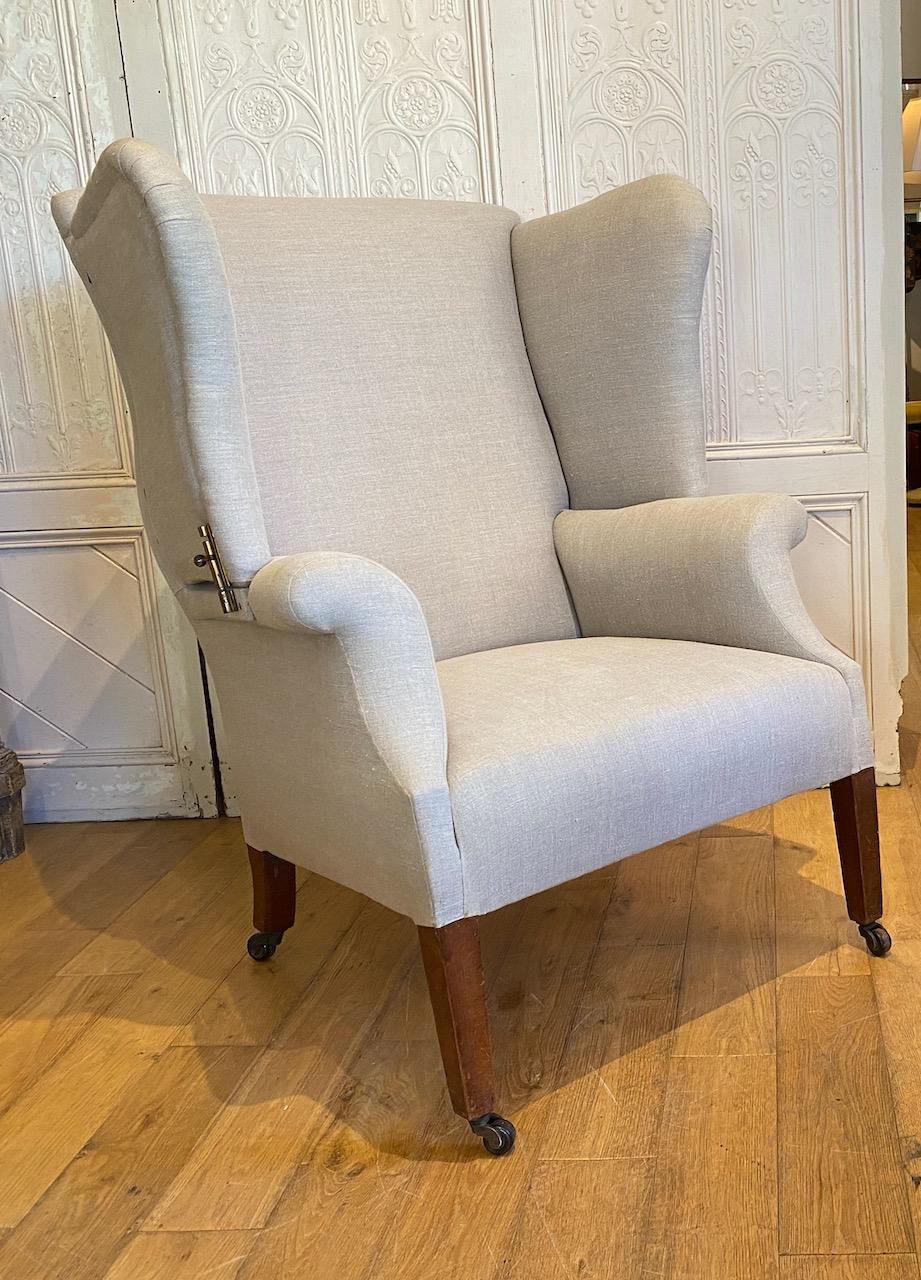 George III Style Wing Chair