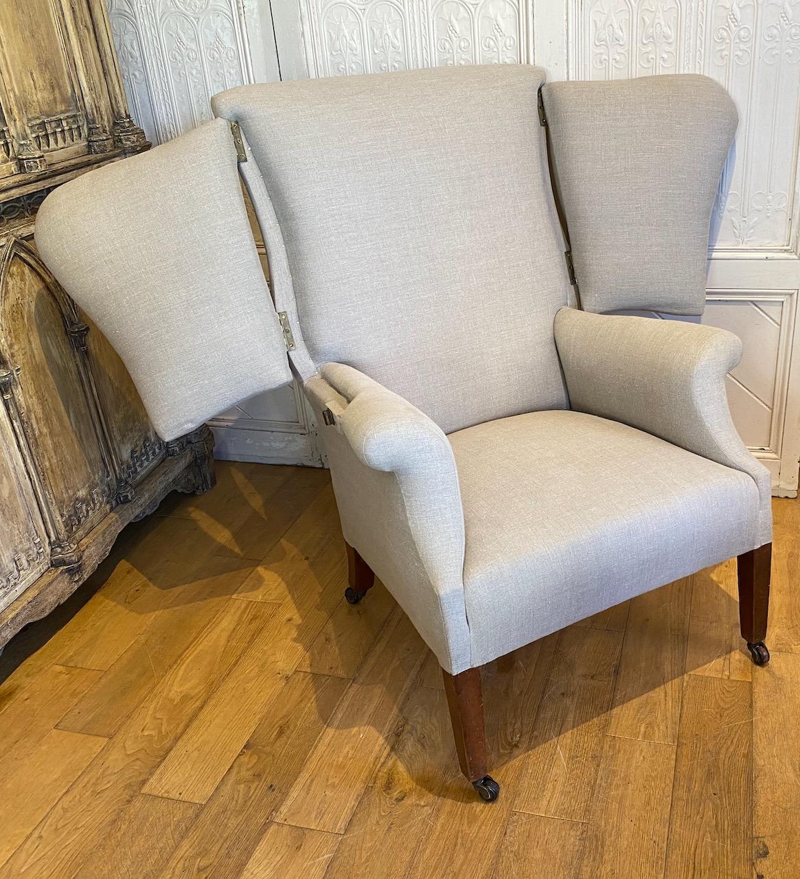 George III Style Wing Chair