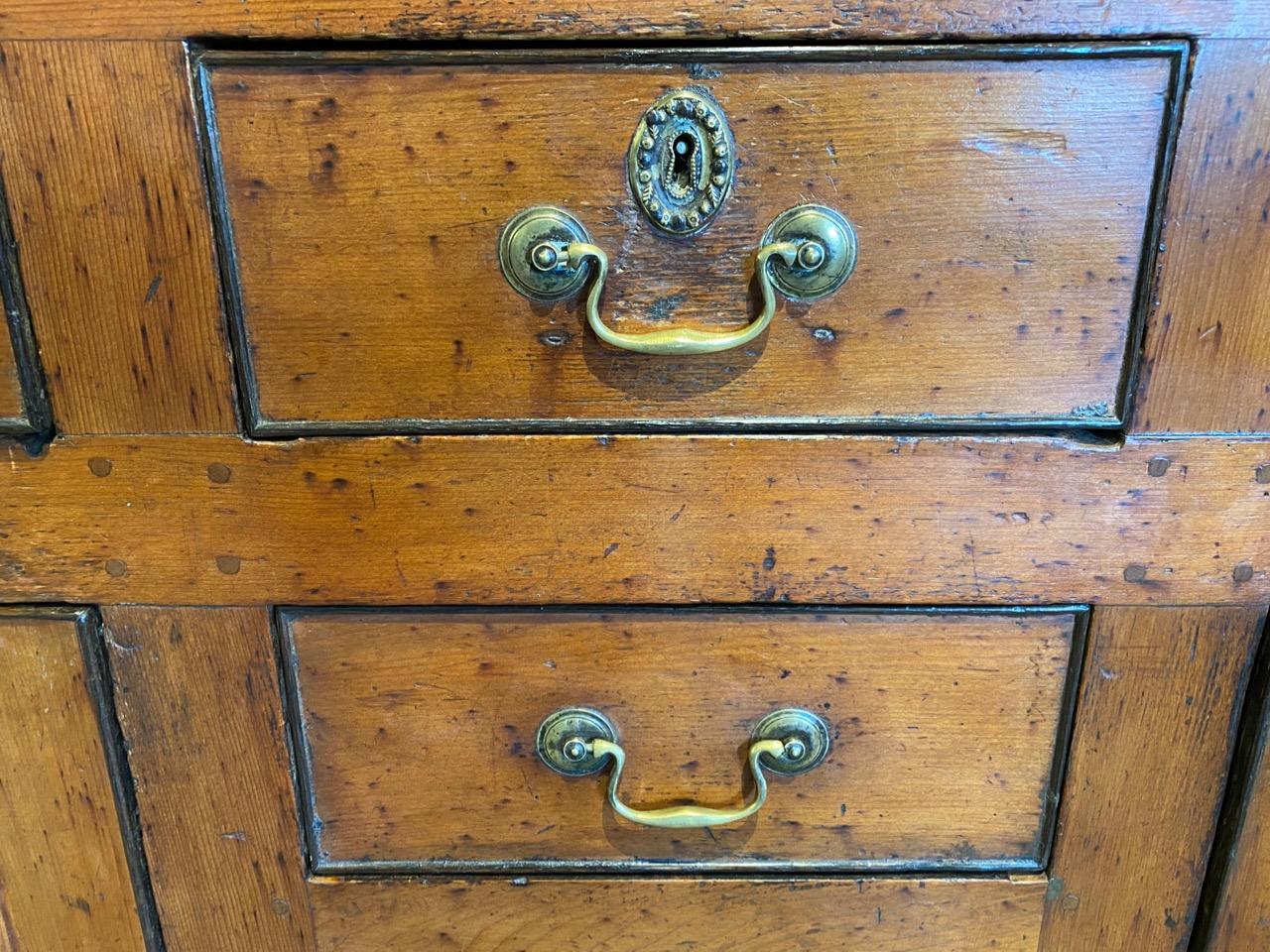 George IV Pine Dresser and Rack