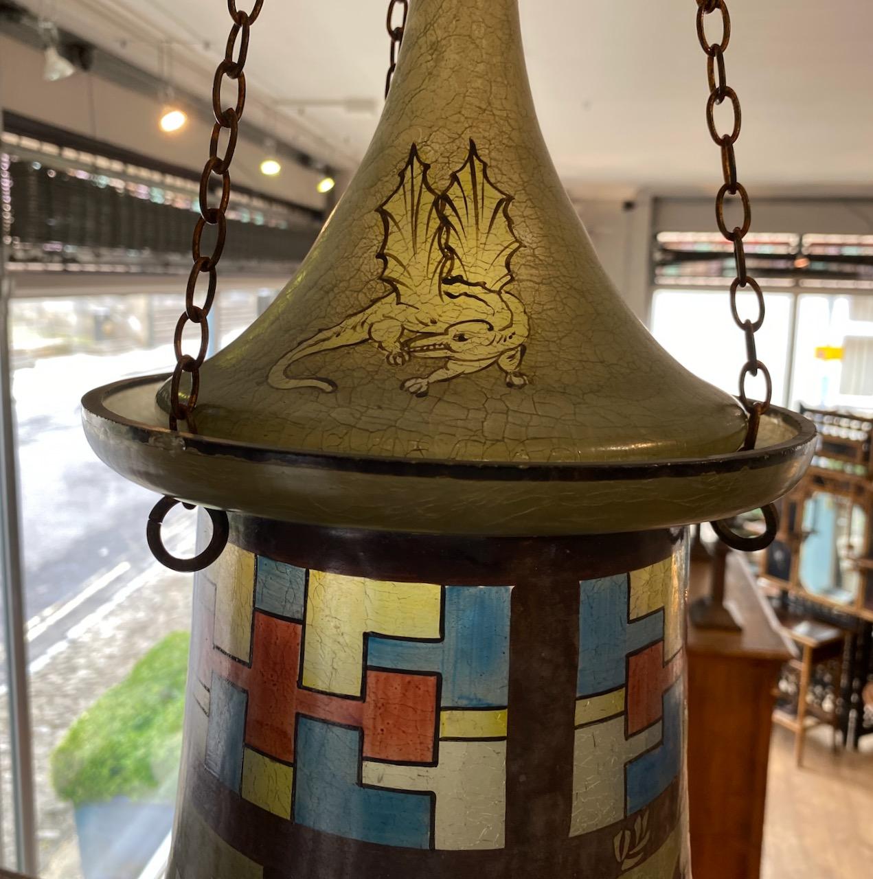 Japanoiserie Hanging Lantern