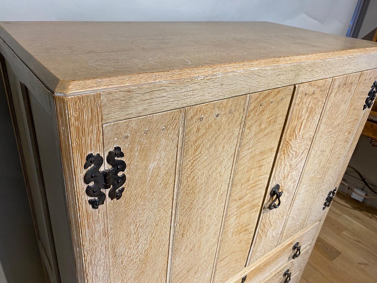 Limed Oak Cabinet