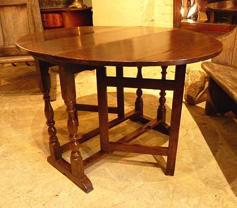 Oak Gateleg Table
