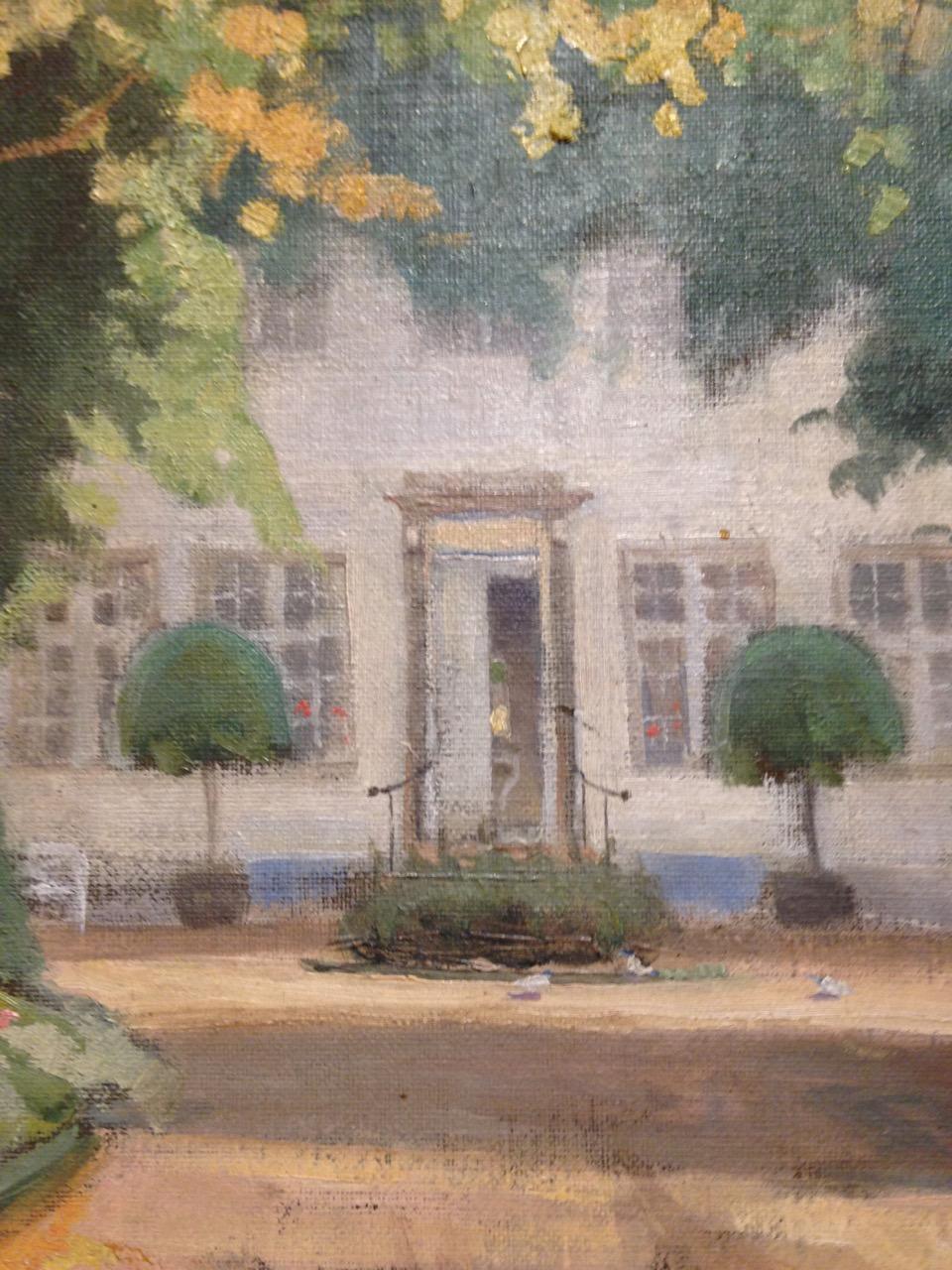 Oil on Canvas of a Country House 