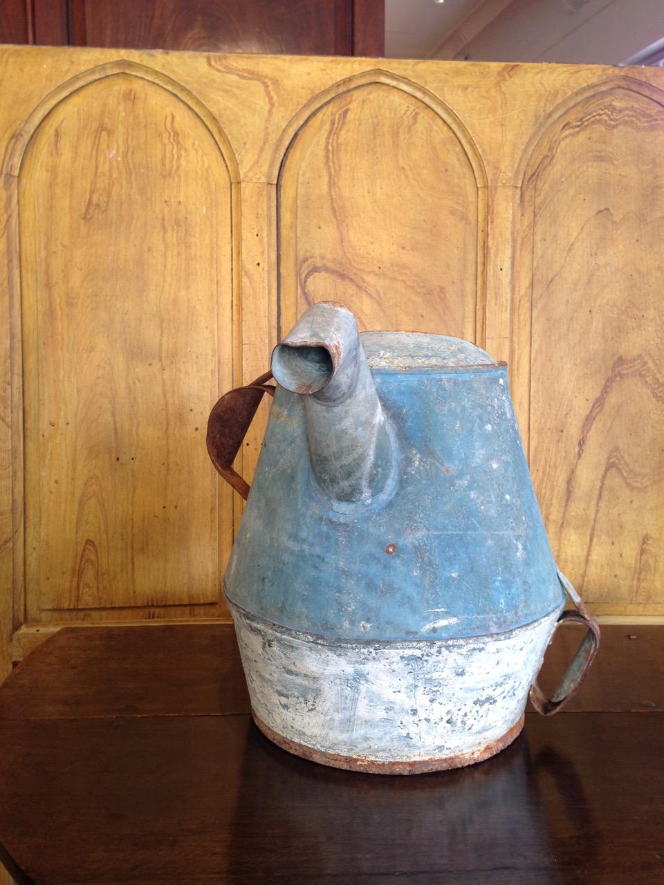 Painted Tole Watering Can