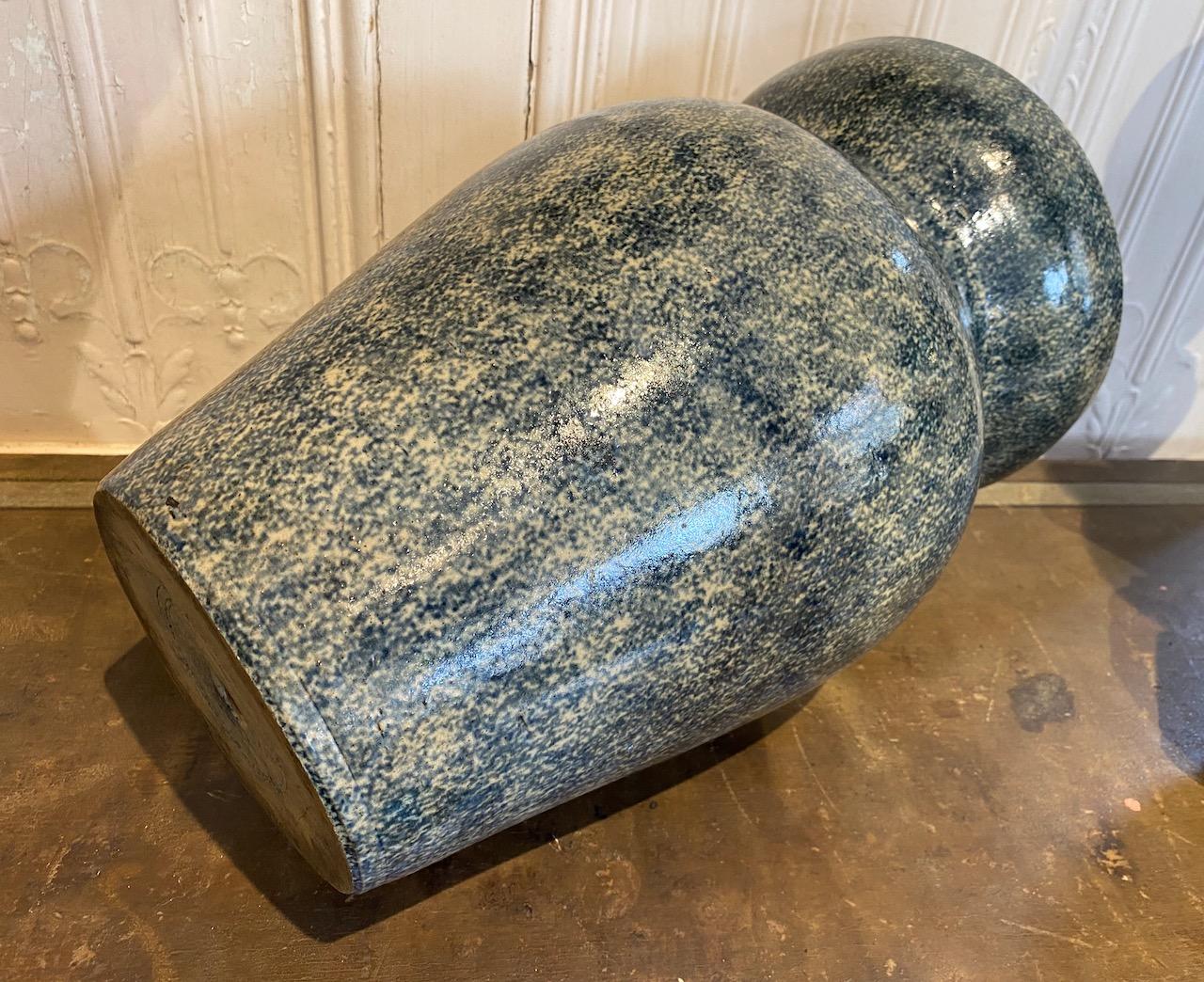 Victorian Sponge Ware Vase