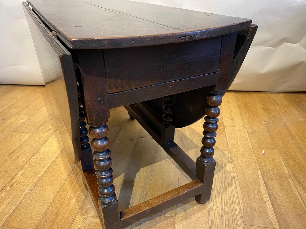 William and Mary Gate Leg Table
