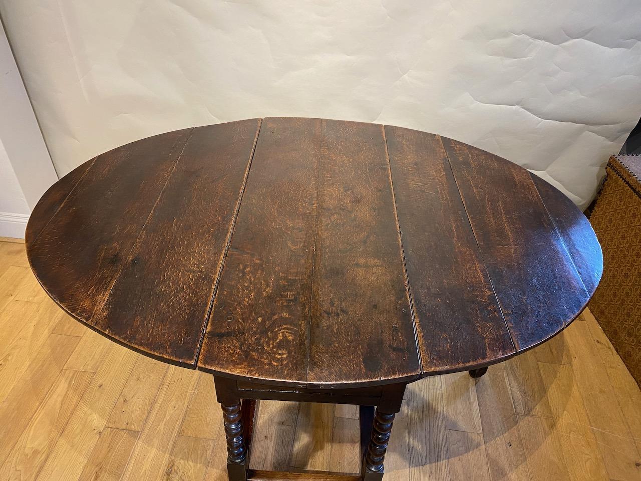 William and Mary Gate Leg Table
