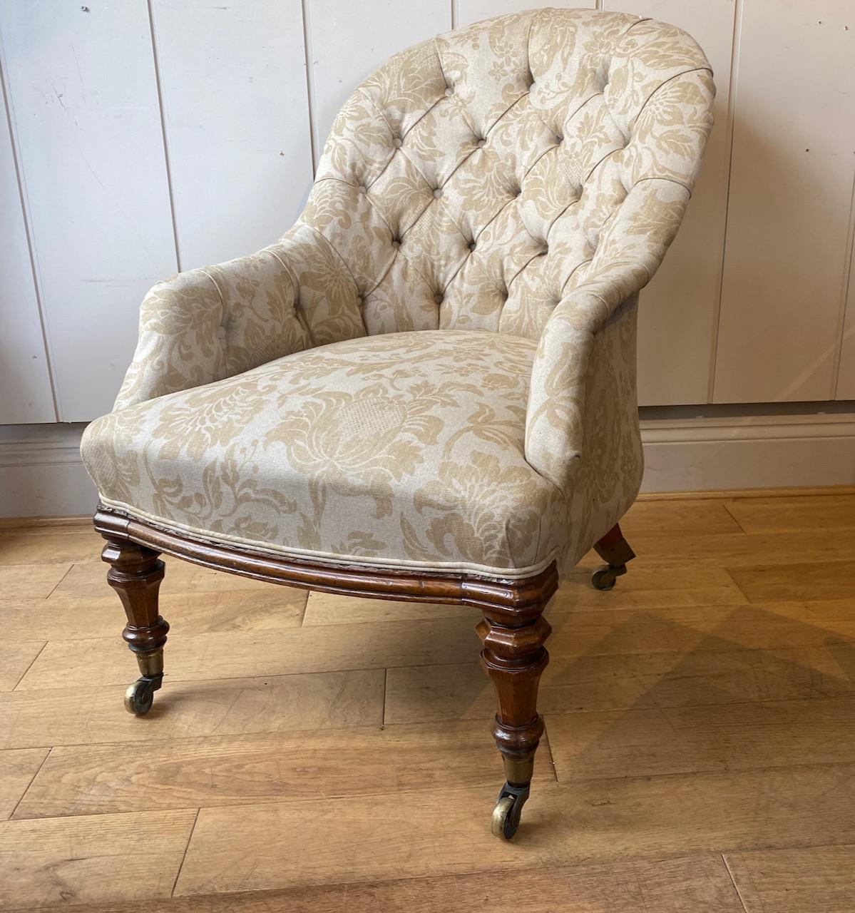 William IV Upholstered Arm Chair